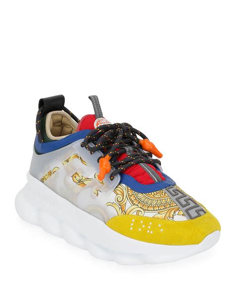 versace shoes red white and blue|Versace shoe price.